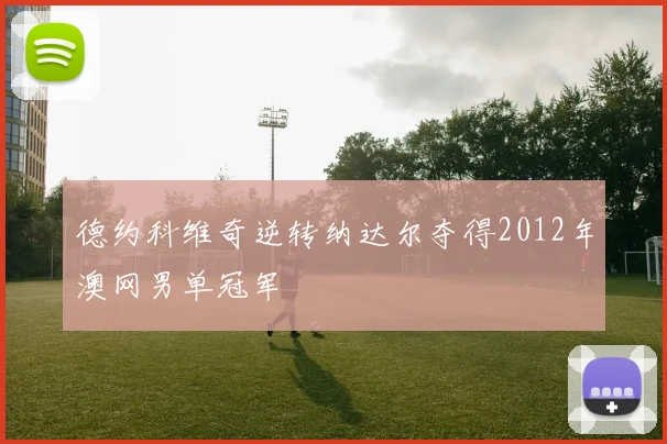 德约科维奇逆转纳达尔夺得2012年澳网男单冠军